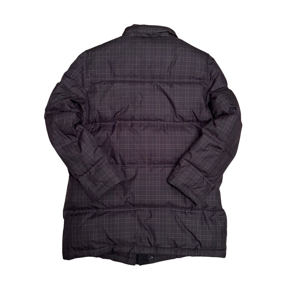Perry Ellis Charcoal and Beige Plaid Puffer Jacket - Picture 3 of 3